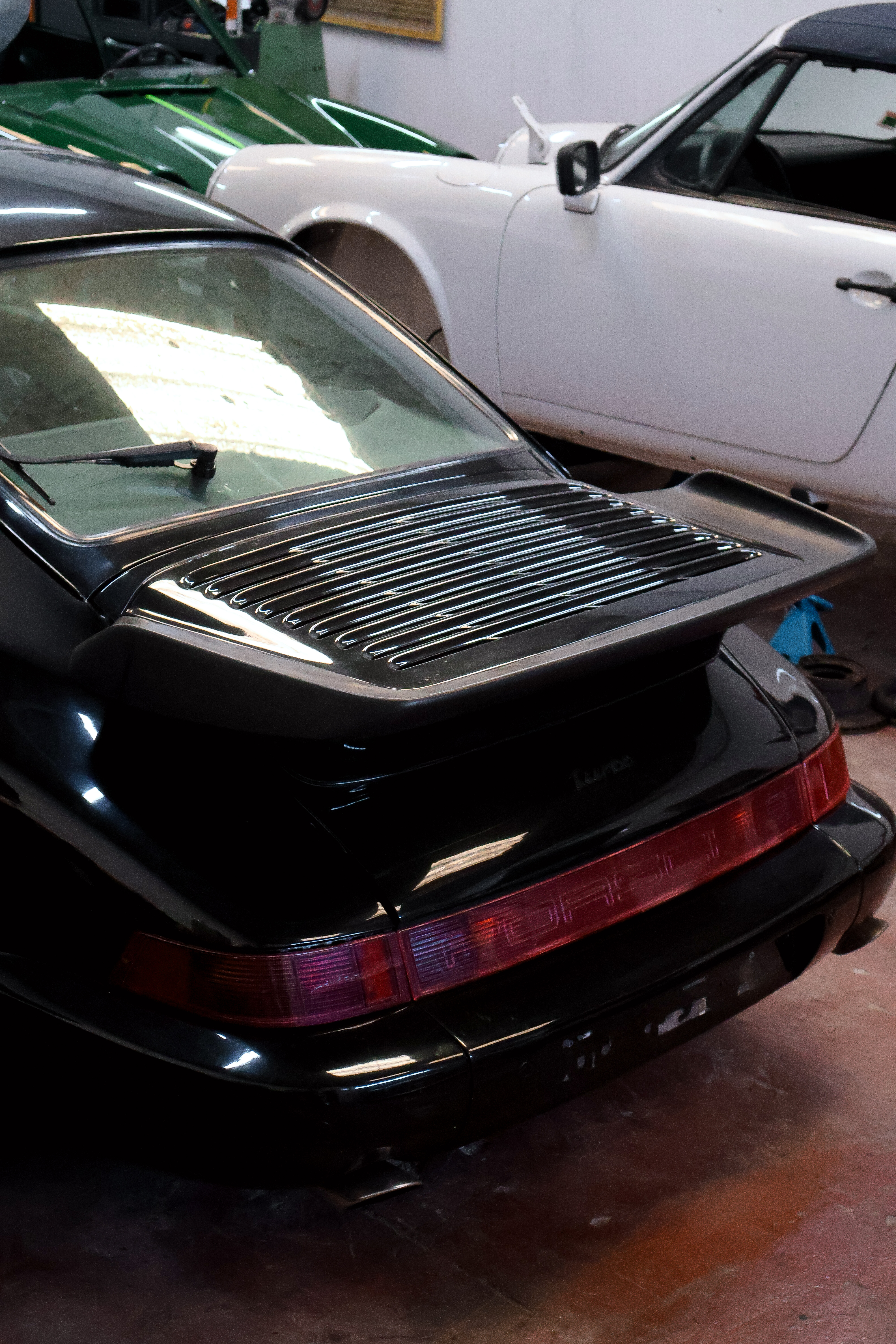 Classic Porsche rear view